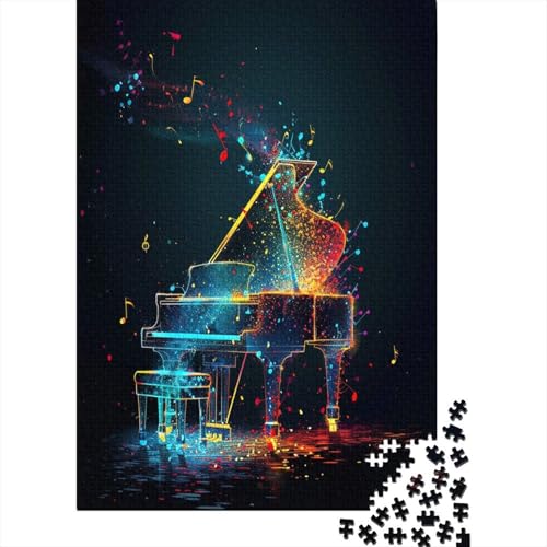 Musiknotation Puzzle 1000 Teile Puzzle Für Erwachsene Und Kinder Ab 14 Jahren Puzzel 1000pcs (75x50cm) von CJURAMTON