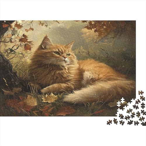 Norwegische Waldkatze Puzzlespiel 1000 Teile Für Erwachsene, Einzigartige Kunstwerke Und Vorlage - Geburtstagsgeschenk - Spaßige Puzzles Mit Überraschung Von Puzzle in A Bag Puzzel 1000pcs (75x50cm) von CJURAMTON