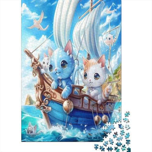 Segelboot Puzzle 1000 Teile Puzzle Für Erwachsene Und Kinder Ab 14 Jahren Puzzel 1000pcs (75x50cm) von CJURAMTON