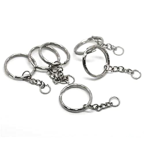 CKB Ltd 30x Blank Keyrings Key Ring Kunst Chain Rings Großhandel Craft CKB-19405 von CKB Ltd