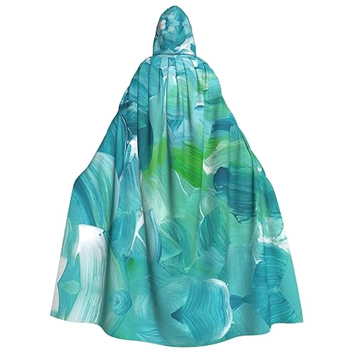 CKGODGF Blauer Ölfarben-Texturdruck, Halloween-Umhang mit Kapuze, Damen- und Herren-Umhang für Cosplay, Partys und Festivals CKGODGF Blauer Ölfarben-Texturdruck, Halloween-Umhang mit Kapuze, Damen- und Herren-Umhang für Cosplay, Partys und Festivals von CKGODGF