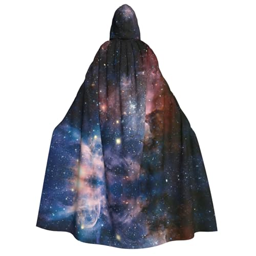 CKGODGF Carina-Nebel Weltraum-Aufdruck, Halloween-Umhang für Erwachsene, mit Kapuze, Damen- und Herren-Umhang für Cosplay, Partys und Festivals CKGODGF Carina-Nebel Weltraum-Aufdruck, Halloween-Umhang für Erwachsene, mit Kapuze, Damen- und Herren-Umhang für Cosplay, Partys und Festivals von CKGODGF