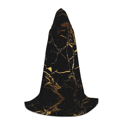 CKGODGF Goldfarbener schwarzer Tapetendruck, stilvoller Kapuzenumhang, perfekt für Winter, Karneval und Cosplay, weicher und langfristiger Umhang CKGODGF Goldfarbener schwarzer Tapetendruck, stilvoller Kapuzenumhang, perfekt für Winter, Karneval und Cosplay, weicher und langfristiger Umhang von CKGODGF