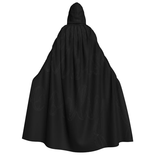 CKGODGF Good Vibes Only-Halloween-Umhang für Erwachsene, mit Kapuze, Damen- und Herren-Umhang für Cosplay, Partys und Festivals CKGODGF Good Vibes Only-Halloween-Umhang für Erwachsene, mit Kapuze, Damen- und Herren-Umhang für Cosplay, Partys und Festivals von CKGODGF