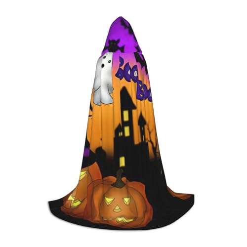 CKGODGF Halloween-Umhang mit Eule, Geist, Kürbis, stilvoller Kapuzenumhang, perfekt für Winter, Karneval und Cosplay, weicher und langfristiger Umhang CKGODGF Halloween-Umhang mit Eule, Geist, Kürbis, stilvoller Kapuzenumhang, perfekt für Winter, Karneval und Cosplay, weicher und langfristiger Umhang von CKGODGF