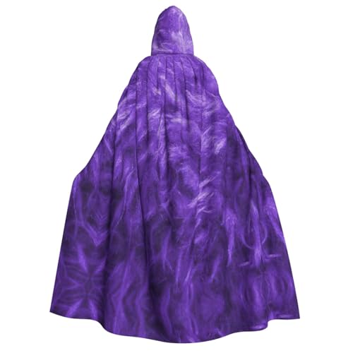 CKGODGF Halloween-Umhang mit Kapuze, für Damen, Herren, für Cosplay, Partys und Festivals, Violett CKGODGF Halloween-Umhang mit Kapuze, für Damen, Herren, für Cosplay, Partys und Festivals, Violett von CKGODGF