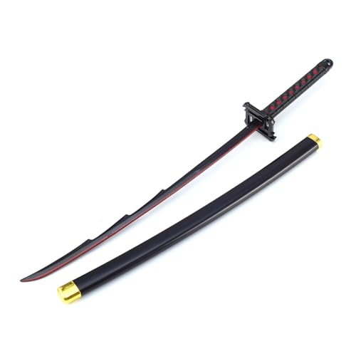 CKHOF Kurosaki Ichigo Schwertmodelle Ornament Collection Ichigo Bankai Schwert Katana Zangetsu Schwertmodelle (Schwarz-10.23) von CKHOF