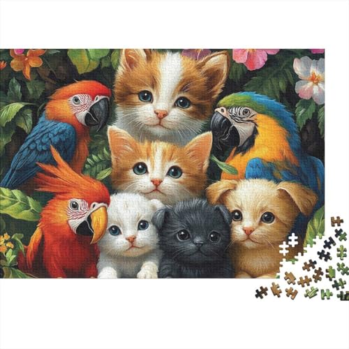 Adorable Animals Tiere EIN einzigartiges und kreatives Spiel, das herausfordernd und unterhaltsam ist 300 Teile (40 x 28 cm) von CKMSMCS