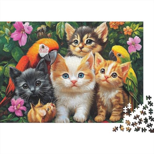 Adorable Animals Tiere EIN einzigartiges und kreatives Spiel, das herausfordernd und unterhaltsam ist. 1000 Teile (75 x 50 cm) von CKMSMCS