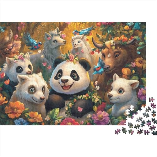 Adorable Animals Tiere EIN einzigartiges und kreatives Spiel, das herausfordernd und unterhaltsam ist. 1000 Teile (75 x 50 cm) von CKMSMCS