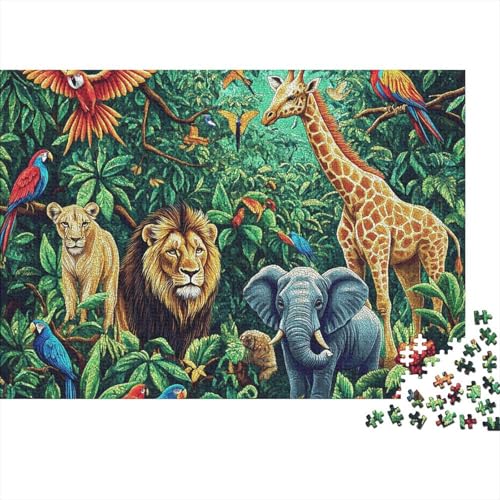 Adorable Animals Tiere EIN höchst kreatives Spiel mit hohem Schwierigkeitsgrad Geeignet für Jugendliche und Erwachsene 300 Teile (40x28cm) von CKMSMCS