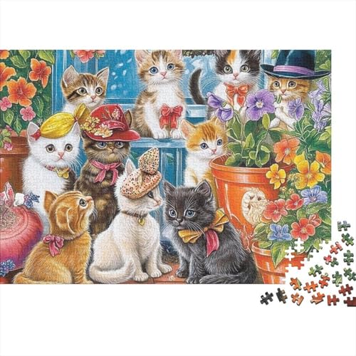 Adorable Animals Tiere EIN höchst kreatives Spiel mit hohem Schwierigkeitsgrad Geeignet für Jugendliche und Erwachsene 300 Teile (40x28cm) von CKMSMCS