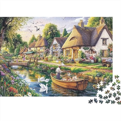 Attraktive Häuser, Haus, Lernspiel, Spaß, extrem schwierig zu vervollständigen, geeignet für Familienunterhaltung, 1000 Stück (75 x 50 cm) von CKMSMCS