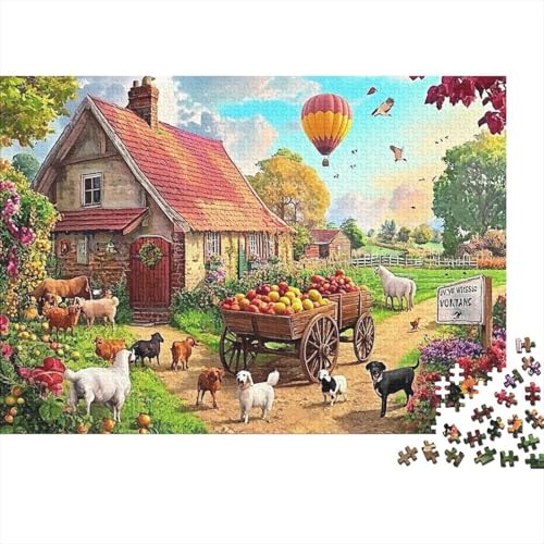 Attraktive Häuser, Haus-Lernspiel, geeignet für Kinder ab 10 Jahren und Erwachsene, interessant und herausfordernd, 300 Teile (40 x 28 cm) von CKMSMCS