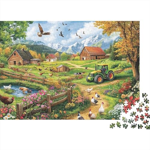 Attraktive Häuser, Haus-Lernspiel, geeignet für Kinder ab 10 Jahren und Erwachsene, interessant und herausfordernd, 300 Teile (40 x 28 cm) von CKMSMCS