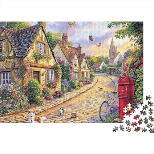 Attraktive Häuser, Haus-Lernspiel, geeignet für Kinder ab 10 Jahren und Erwachsene, interessant und herausfordernd, 300 Teile (40 x 28 cm) von CKMSMCS