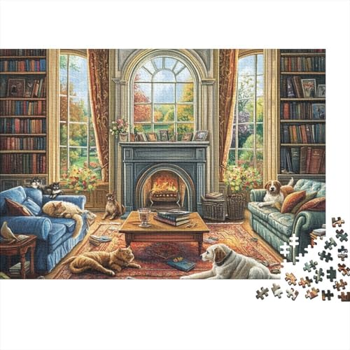 Attraktive Häuser, Haus-Lernspiele, anspruchsvolle Puzzlespiele, Geschenkideen für Frauen und Männer, 1000 Teile (75 x 50 cm) von CKMSMCS