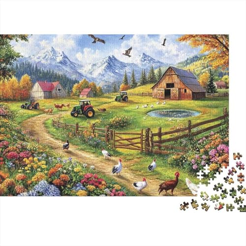 Attraktive Häuser, Haus-Lernspiele, anspruchsvolle Puzzlespiele, Geschenkideen für Frauen und Männer, 300 Teile (40 x 28 cm) von CKMSMCS
