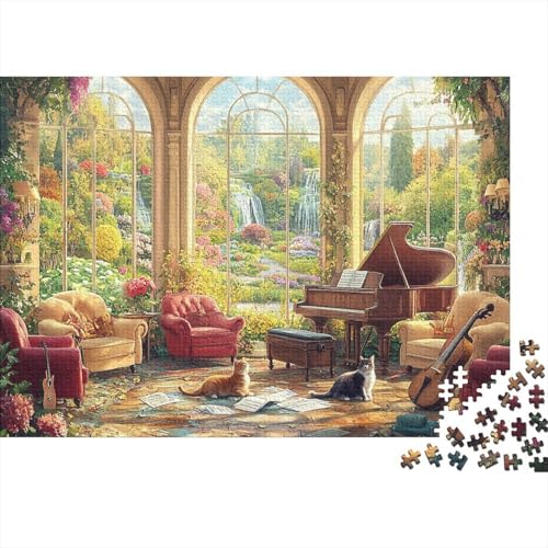 Attraktive Häuser, Haus-Lernspiele für Jungen und Mädchen, pädagogische Puzzlespiele, geeignet für Familienunterhaltung, sehr interessant, 1000 Teile (75 x 50 cm) von CKMSMCS