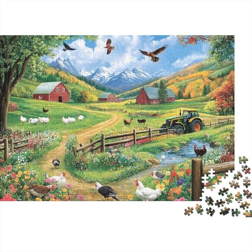 Attraktive Häuser, Haus-Lernspiele für Jungen und Mädchen, pädagogische Puzzlespiele, geeignet für Familienunterhaltung, sehr interessant, 300 Stück (40 x 28 cm) von CKMSMCS
