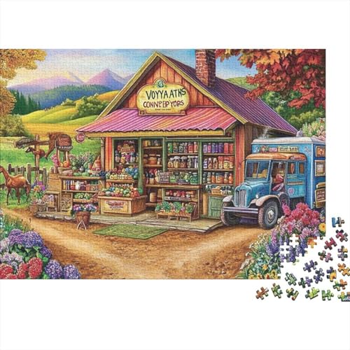 Attraktive Häuser, Haus-Lernspiele für Jungen und Mädchen, pädagogische Puzzlespiele, geeignet für Familienunterhaltung, sehr interessant, 500 Stück (52 x 38 cm) von CKMSMCS