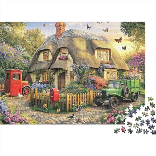 Attraktive Häuser, Lernspiel, Herausforderung, Spielzeug, Geschenke, Puzzles für Erwachsene und Kinder ab 14 Jahren, 1000 Teile (75 x 50 cm) von CKMSMCS
