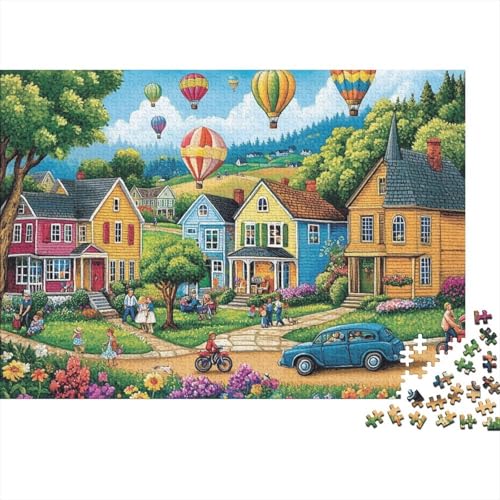 Attraktive Häuser, Lernspiele für Erwachsene und Kinder Freunde und Familie, 1000 Stück (75 x 50 cm). von CKMSMCS