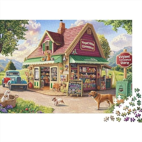 Attraktive Häuser, anspruchsvolle Puzzles für Erwachsene. Ideal für Familienspiele, perfekt als Geburtstags 500 Teile (52 x 38 cm) von CKMSMCS