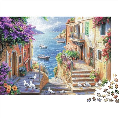 Attraktive Häuser, anspruchsvolle Spiele für Familien, geeignet zur Heimdekoration, sehr schwierig, 1000 Stück (75 x 50 cm) von CKMSMCS