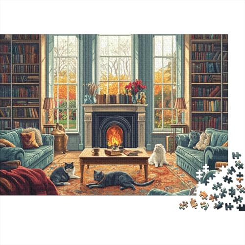 Attraktive Häuser, lustiges Lernspiel, Herausforderungsspielzeug für Männer und Frauen, 1000 Stück (75 x 50 cm) von CKMSMCS