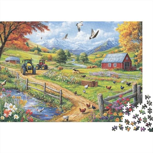Attraktive Häuser, lustiges Lernspiel, Herausforderungsspielzeug für Männer und Frauen, 1000 Stück (75 x 50 cm) von CKMSMCS
