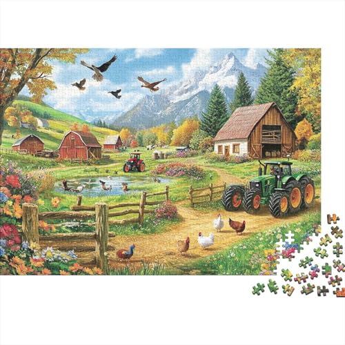 Attraktive Häuser, pädagogisches Puzzlespiel, geeignet für Familienunterhaltung, sehr interessant und schwierig, 300 Teile (40 x 28 cm) von CKMSMCS