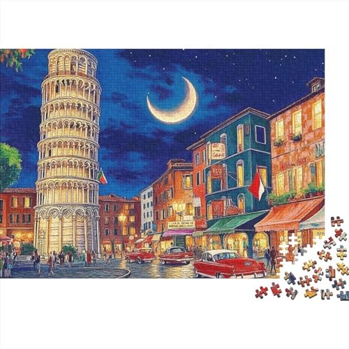 Attraktive Häuser, pädagogisches Puzzlespiel für Erwachsene ab 12 Jahren, geeignet für Familienunterhaltung, 1000 Teile (75 x 50 cm) von CKMSMCS