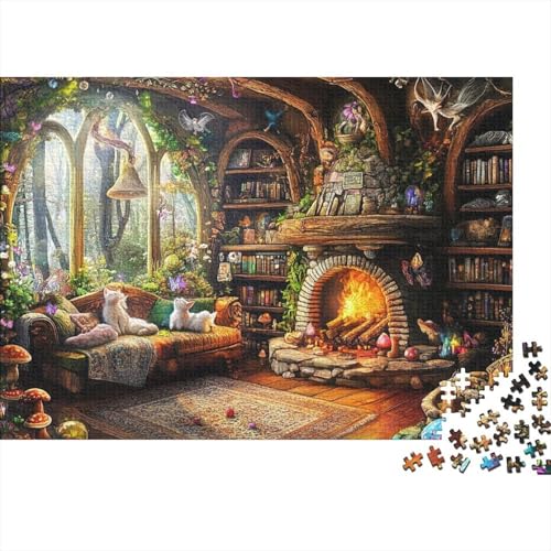 Attraktive Häuser, pädagogisches Puzzlespiel für Erwachsene ab 12 Jahren, geeignet für Familienunterhaltung, 300 Teile (40 x 28 cm) von CKMSMCS