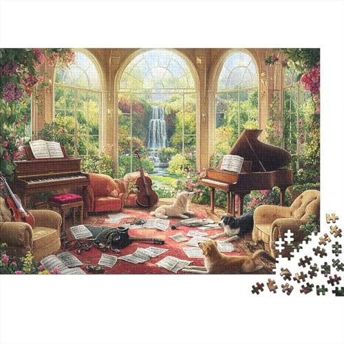 Attraktive Häuser, pädagogisches Puzzlespiel für Erwachsene ab 12 Jahren, geeignet für Familienunterhaltung, 300 Teile (40 x 28 cm) von CKMSMCS