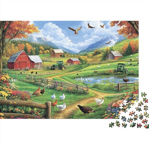 Attraktive Häuser, pädagogisches Puzzlespiel für Erwachsene ab 12 Jahren, geeignet für Familienunterhaltung, 500 Teile (52 x 38 cm) von CKMSMCS