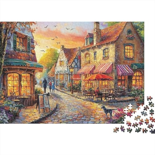 Attraktive Häuser, pädagogisches Puzzlespiel für Erwachsene ab 12 Jahren, geeignet für Familienunterhaltung, 500 Teile (52 x 38 cm) von CKMSMCS