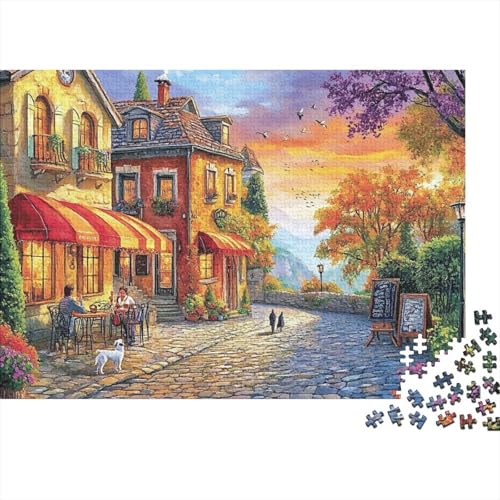Attraktive Häuser, pädagogisches Puzzlespiel für Jugendliche und Erwachsene, cool und unterhaltsam, super herausfordernd, 1000 Teile (75 x 50 cm) von CKMSMCS