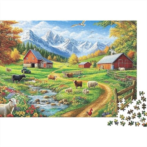 Attraktive Häuser, sehr interessantes Puzzlespiel, geeignet für Familienunterhaltung, anspruchsvoll, 1000 Teile (75 x 50 cm) von CKMSMCS
