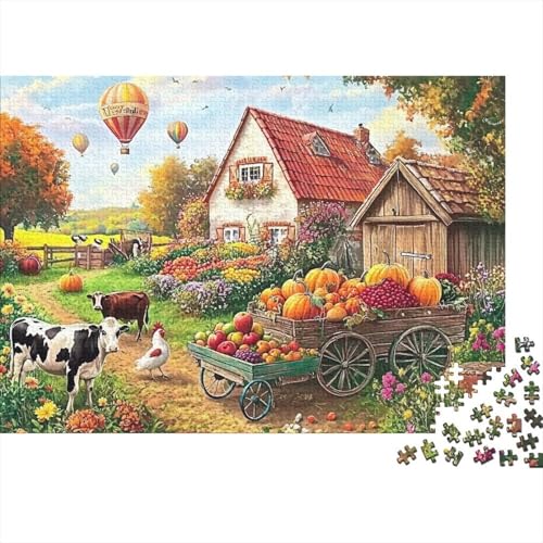 Attraktive Häuser, sehr lustiges und anspruchsvolles Puzzlespiel, Heimdekoration, Puzzle, 1000 Teile (75 x 50 cm) von CKMSMCS