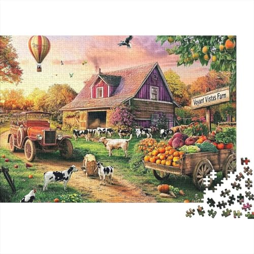 Attraktive Häuser, sehr lustiges und anspruchsvolles Puzzlespiel, Heimdekoration, Puzzle, 1000 Teile (75 x 50 cm) von CKMSMCS