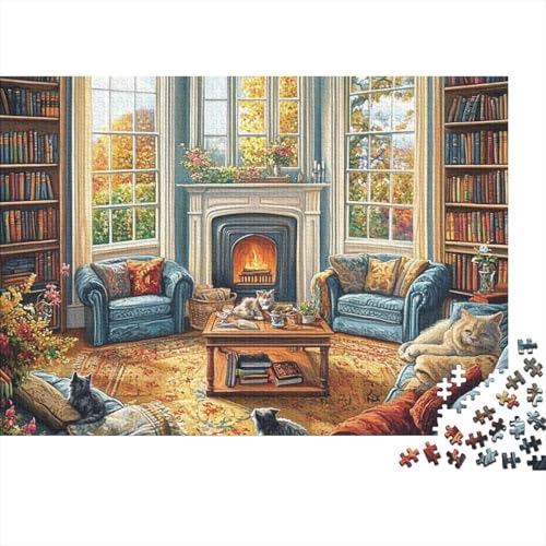 Attraktive Häuser Haus EIN hochkreatives Spiel mit hohem Schwierigkeitsgrad Geeignet für Jugendliche und Erwachsene 1000 Teile (75x50cm) von CKMSMCS