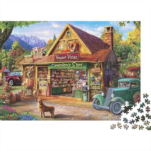 Attraktive Häuser Haus EIN lustiges Familienspiel Geeignet für Erwachsene Jugendliche und Kinder mit einem hohen Schwierigkeitsgrad 1000 Stück (75x50cm) von CKMSMCS