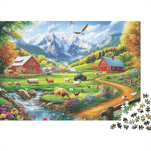 Attraktive Häuser. Anspruchsvolles Lernspiel für Kinder und Erwachsene. EIN tolles Geschenk. 500 Teile (52 x 38 cm). von CKMSMCS