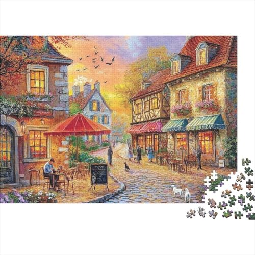 Attraktive Häuser. Cooles Haus und perfekt für die Heimdekoration. Anspruchsvolles Puzzle, geeignet als Geschenk. 300 Teile (40 x 28 cm). von CKMSMCS