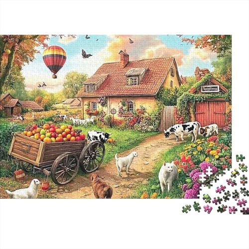 Attraktive Häuser. EIN einzigartiges und kreatives Spiel, das herausfordernd und unterhaltsam ist. 1000 Teile (75 x 50 cm). von CKMSMCS