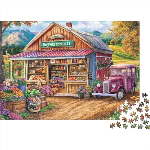 Attraktive Häuser. EIN einzigartiges und kreatives Spiel, das herausfordernd und unterhaltsam ist. 1000 Teile (75 x 50 cm). von CKMSMCS