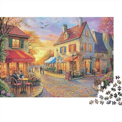 Attraktive Häuser. EIN einzigartiges und kreatives Spiel, das herausfordernd und unterhaltsam ist. 1000 Teile (75 x 50 cm). von CKMSMCS