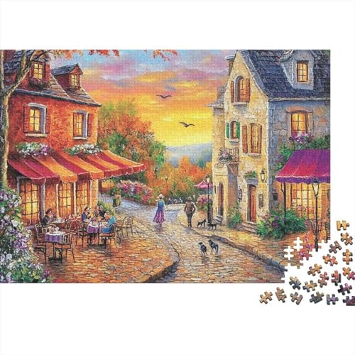 Attraktive Häuser. EIN einzigartiges und kreatives Spiel, das herausfordernd und unterhaltsam ist. 1000 Teile (75 x 50 cm). von CKMSMCS