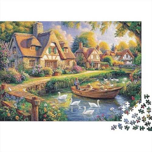 Attraktive Häuser. EIN einzigartiges und kreatives Spiel, das herausfordernd und unterhaltsam ist. 300 Teile (40 x 28 cm). von CKMSMCS